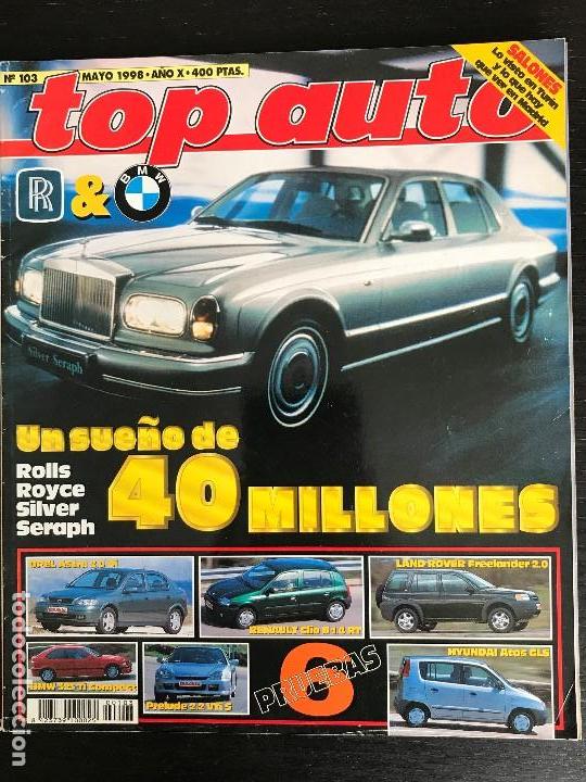 Coches: TOP AUTO N&ordm; 103 - FIAT 1100 BMW 323 TI COMPACT HONDA PRELUDE VTIS OPEL ASTRA 2.0 DI 16V FREELANDER