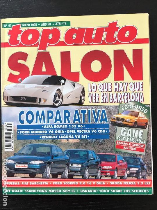 Coches: TOP AUTO N&ordm; 67 - FIAT BARCHETTA FORD SCORPIO SKODA FELICIA SSANGYONG MUSSO FERRARI BB 512