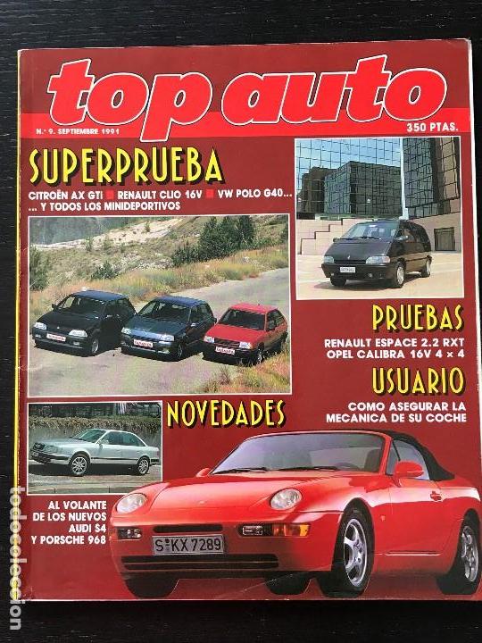 Coches: TOP AUTO N&ordm; 23 - FERRARI 212 OPEL CALIBRA 16v BARBUS MERCEDES SL 6.0 32 CITROEN AX GTI RENAULT CLIO