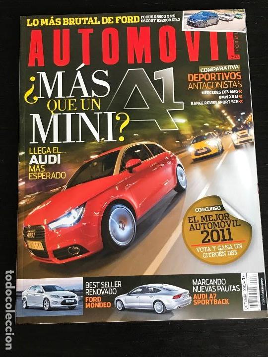 Coches: AUTOMOVIL N&ordm; 393 - BMW X6 M MERCEDES E63 AMG RANGE ROVER SPORT FORD FOCUS RS RS 500 ESCORT RS 2000