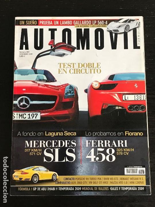 Automovil NÂº 383 Mercedes Sls Amg 300 Sl Ferr Buy Old Car Magazines At Todocoleccion 167456136