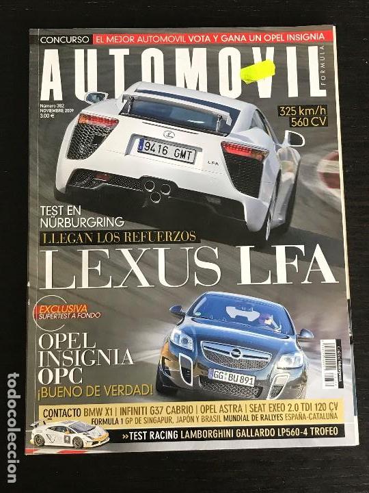 Coches: AUTOMOVIL N&ordm; 382 - LEXUS LFA OPEL INSIGNI OPC CITROEN 10HP B2 C6 V6 HDI LAMBORGHINI GALLARDO TROFEO