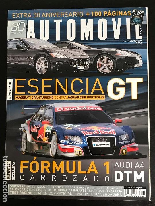 Coches: AUTOMOVIL N&ordm; 362 - JAGUAR XKR MASERATI GRAN TURISMO AUDI A4 DTM LOTUS ELISE LEXUS ISF AUDI RS6