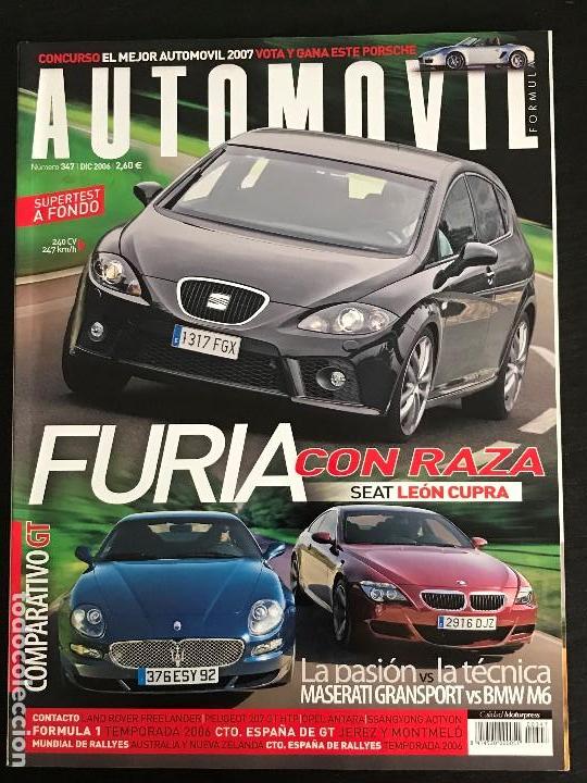 Automovil Nº 347 Seat Leon Cupra Bmw M6 Maser Comprar Revistas Antiguas De Coches En Todocoleccion