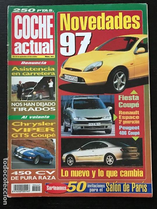Coches: COCHE ACTUAL N&ordm; 441 - FORD FIESTA 1.4 16 V RENAULT MEGANE SCENIC CHRYSLER VIPER GTS COUPE KIA CLARUS