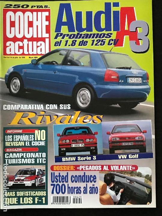 Coches: COCHE ACTUAL N&ordm; 429 - PEUGEOT 106 HYUNDAI ACCENT 16 V GT AUDI A3 DAEWOO ARANOS GLX