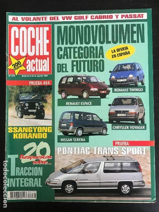 Coches: COCHE ACTUAL N&ordm; 279 - MERCEDES 300 CE 24 CABRIOLET PONTIAC TRANS SPORT RENAULT CLIO 16v HONDA NSR R