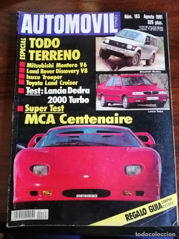 Cars: F&Oacute;RMULA AUTOMOVIL. N&ordm; 163. AGOSTO 1991. ESPECIAL TODO TERRENO. INCLUYE GU&Iacute;A COMPRA COCHES