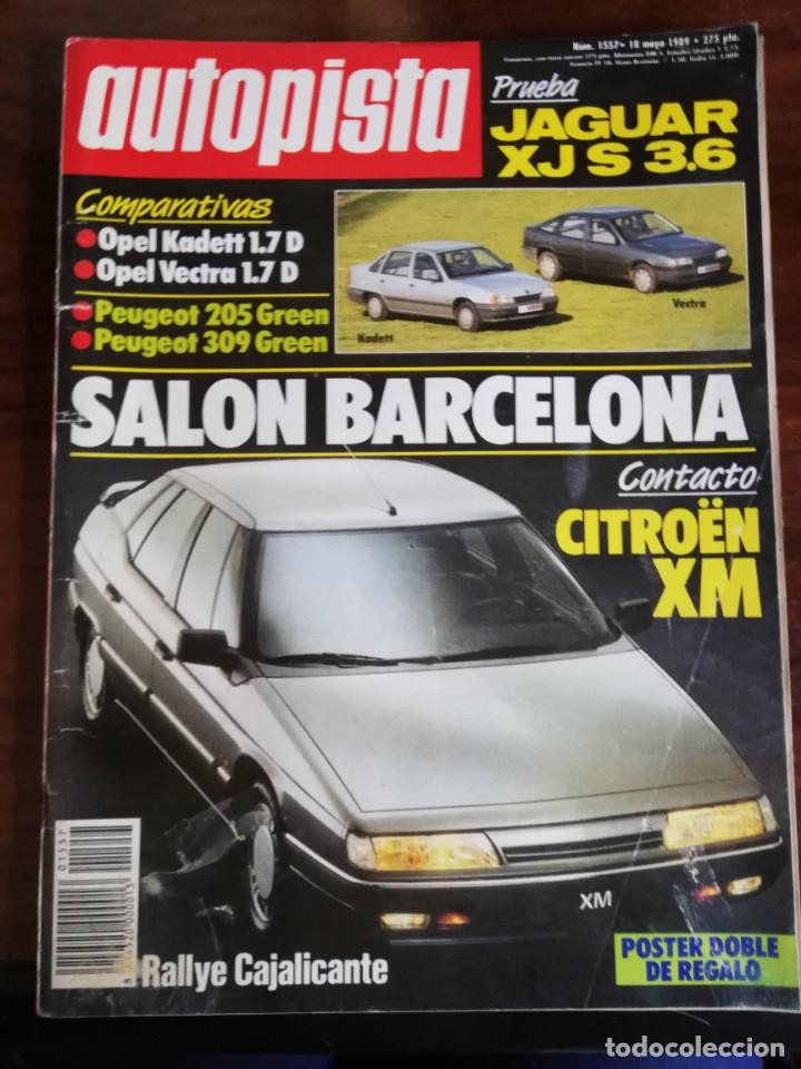 Coches: AUTOPISTA N&ordm; 1557. SAL&Oacute;N BARCELONA. CITRO&euml;N XM. SENNA VICTORIA EN M&Oacute;NACO.  MAYO 1989