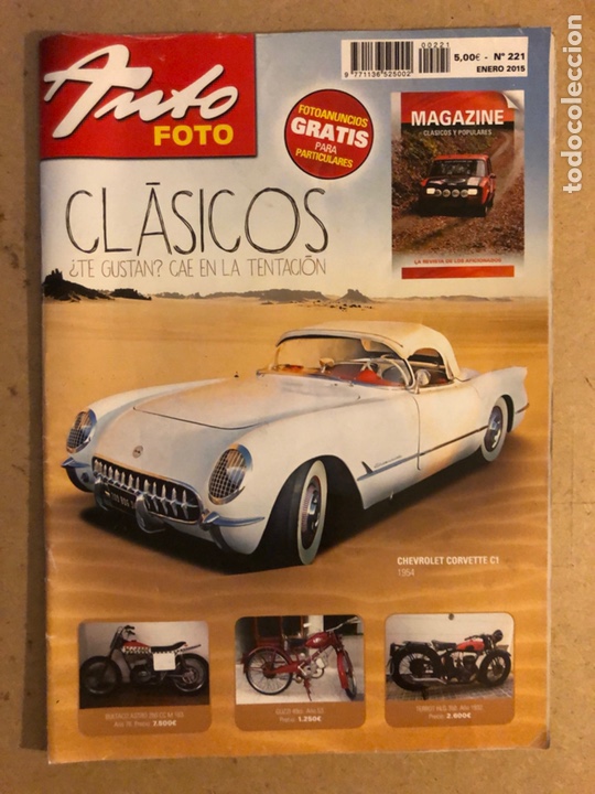 Auto: AUTO FOTO N&deg;221 (ENERO, 2015). CL&Aacute;SICOS.