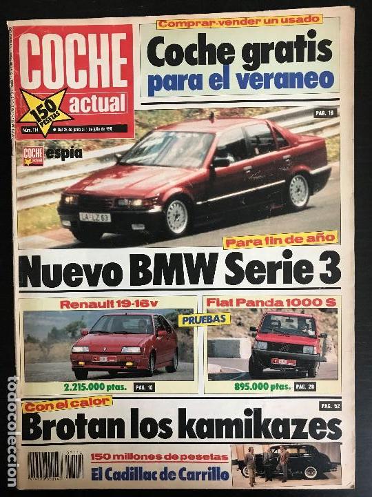 Coches: COCHE ACTUAL N&ordm; 114 - RENAULT 19 16 V FIAT PANDA 1000 S YAMAHA V MAX 1200