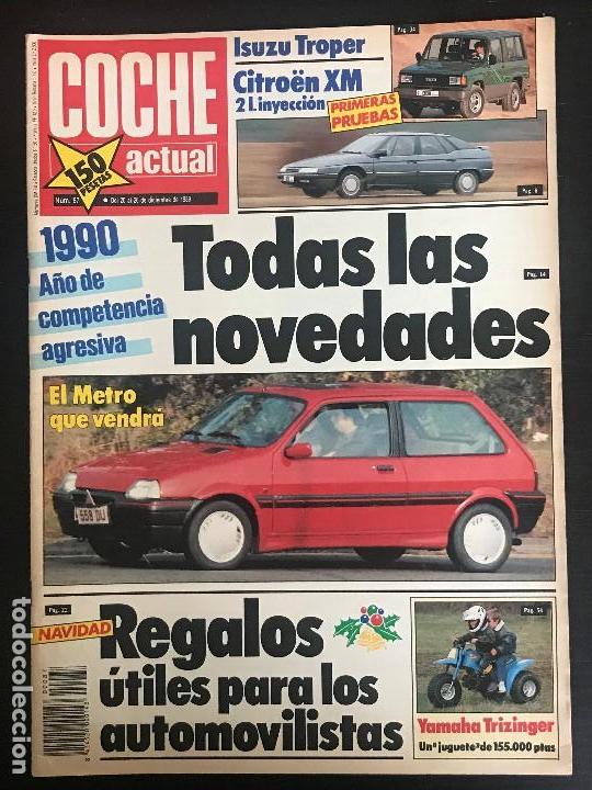 Coches: COCHE ACTUAL N&ordm; 87 - CITROEN XM INYECCION ISUZU TROOPER YAMAHA TRIZINGER CARLOS SAINZ