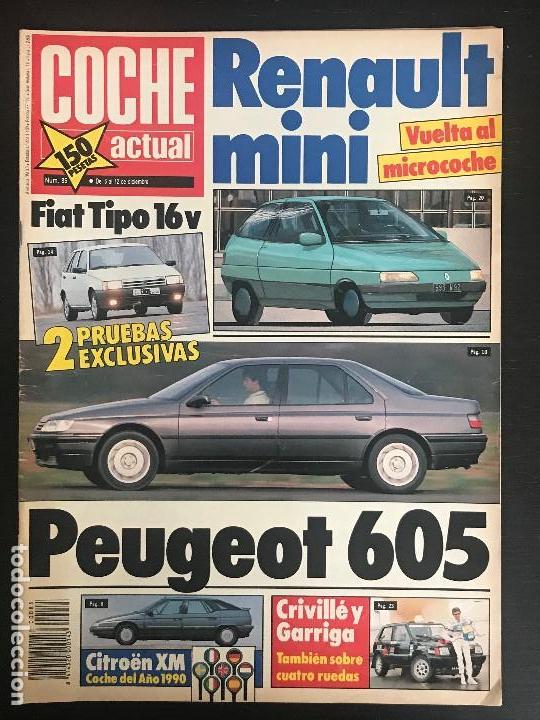 Coches: COCHE ACTUAL N&ordm; 85 - PEUGEOT 605 FIAT TIPO 16V BMW K1 RENAULT 5 TL RENAULT EXPRESS