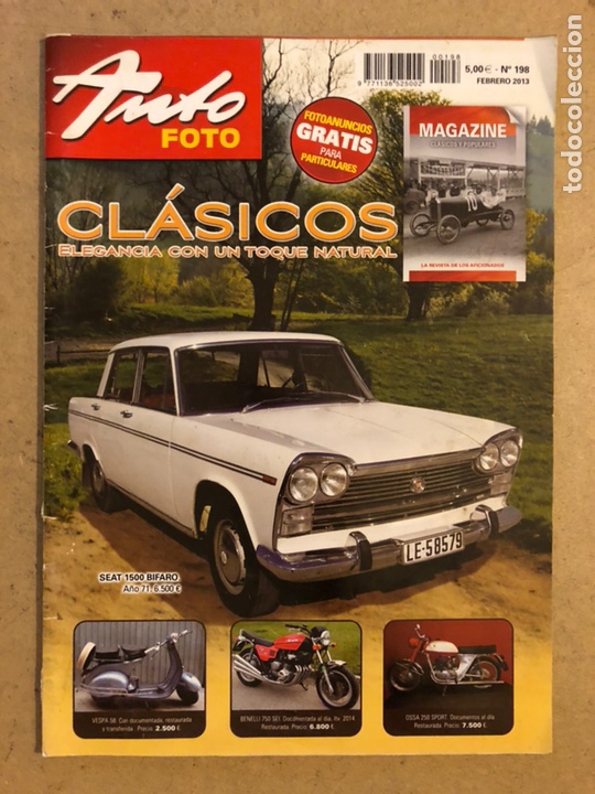 Autos: AUTO FOTO N&deg; 198 (2013). CL&Aacute;SICOS, HIST&Oacute;RICOS, DEPORTIVOS, MOTOS CL&Aacute;SICAS,...