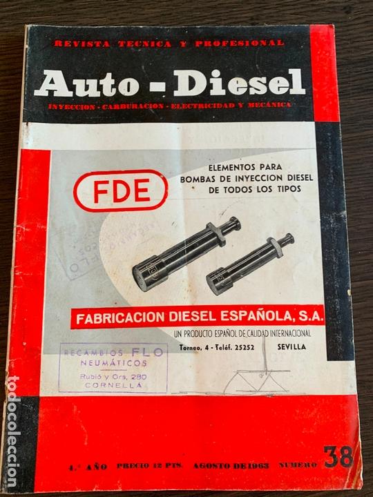 Coches: Revista auto-diesel n&ordm; 38 citroen safari peigeot 404