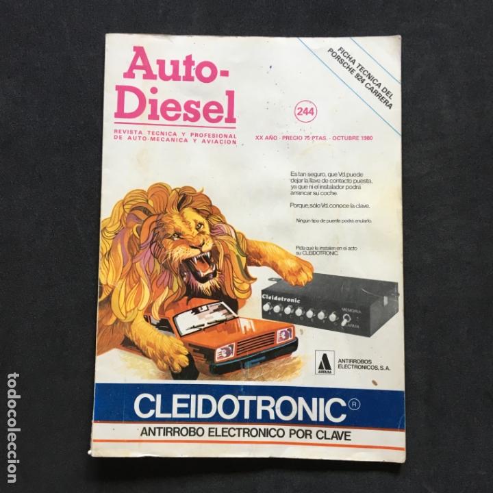 Coches: Revista auto-diesel n&ordm; 244 Ficha del porsche 924 carrera