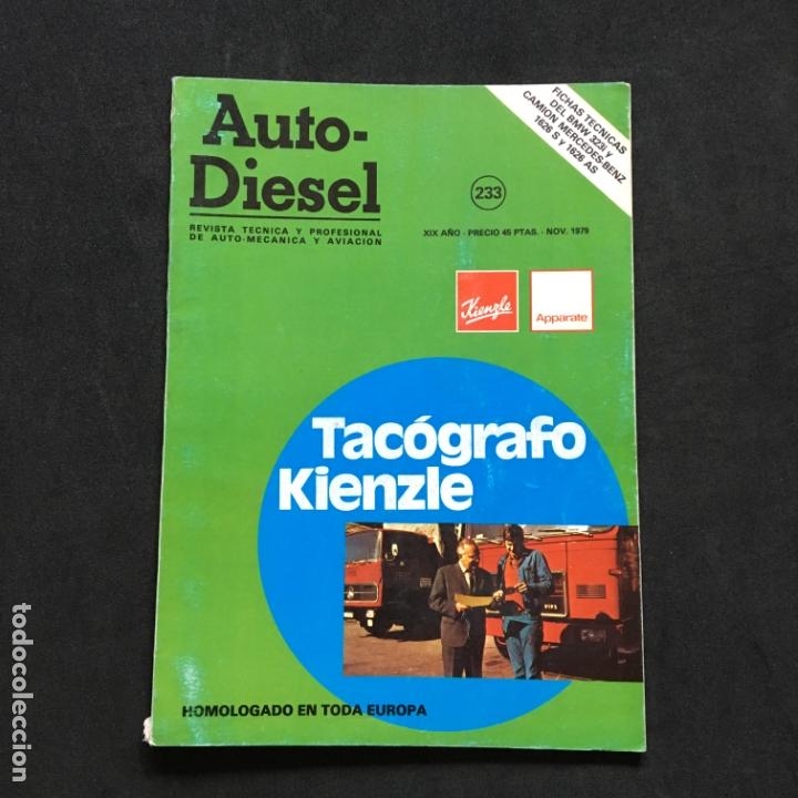Cars: Revista auto-diesel n&ordm; 233 Ficha tecnica del bmw 323i y camion mercedes-benz 1626 s y 1626 as
