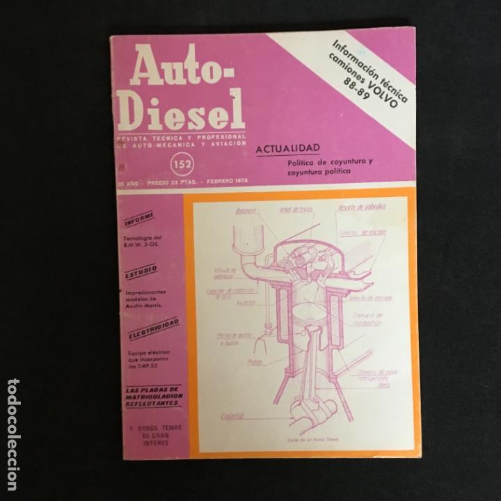 Cars: Revista auto-diesel n&ordm; 152 Ficha tecnica camiones volvo 88 - 89