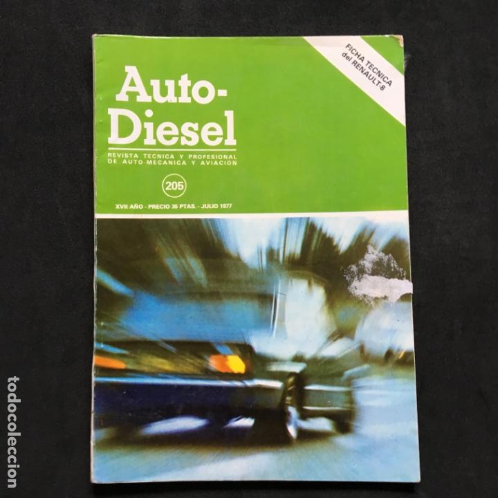 Cars: Revista auto-diesel n&ordm; 205 Ficha tecnica renault-8