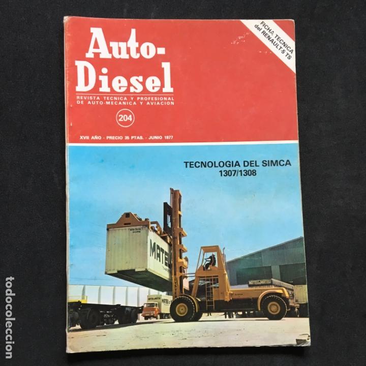 Cars: Revista auto-diesel n&ordm; 204 Ficha tecnica renault-5 ts