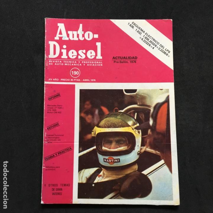 Coches: Revista auto-diesel n&ordm; 190 lps estudio citro&euml;n gs pallas citoren