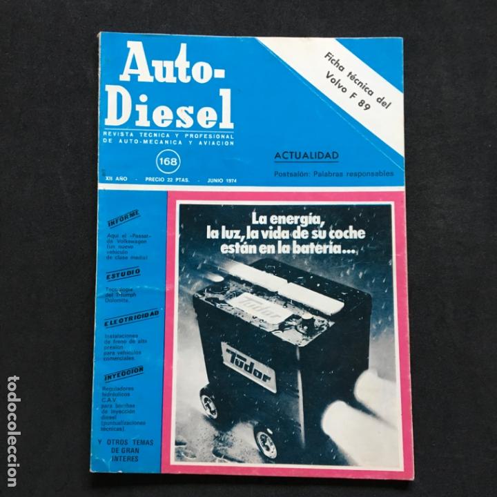 Autos: Revista auto-diesel n&ordm; 168 Ficha tecnica volvo f 89 estudio tecnologia triumph dolomite