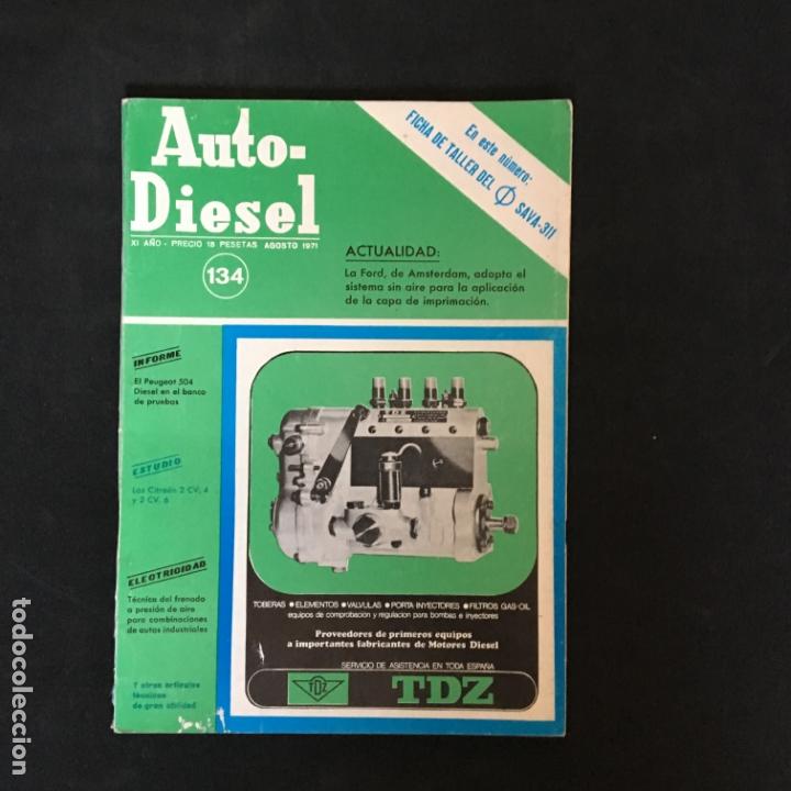 Coches: Revista auto-diesel n&ordm; 134 ficha taller sava 311 estudio citroen 2 cv citro&euml;n