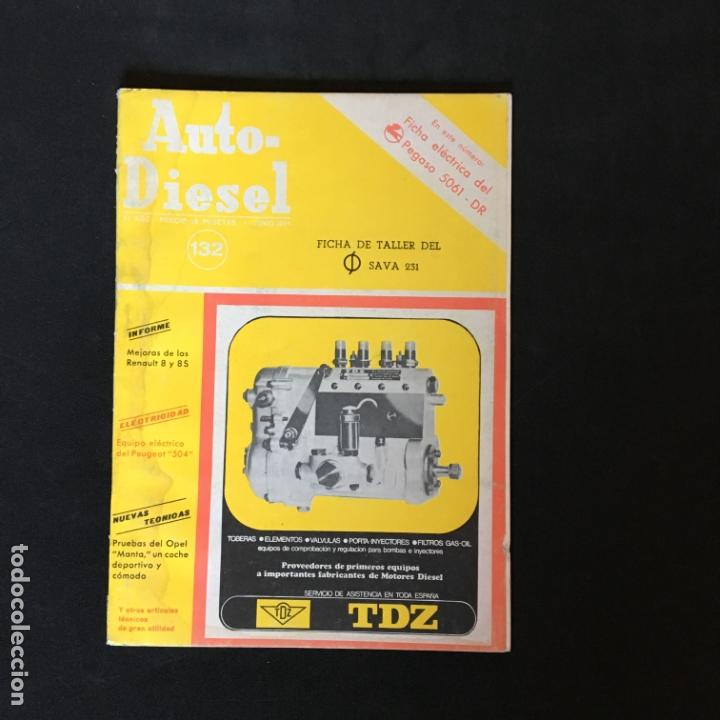 Coches: Revista auto-diesel n&ordm; 132 Ficha electrica pegaso 5061 dr