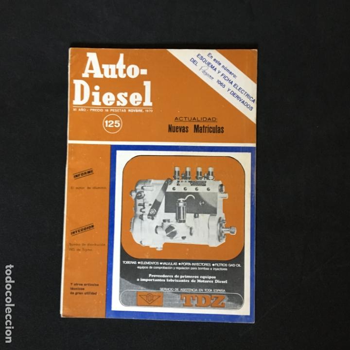 Voitures: Revista auto-diesel n&ordm; 125 Ficha electrica pegaso 1065 estudio bmw abejon ems