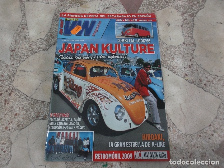 Carros: super vw magazine n&ordm; 34,combi cal-look&acute;66,japan kulture