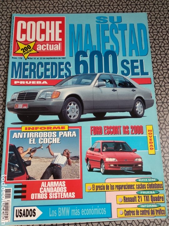 Coches: Gran lote 52 revistas Coche Actual 1991 año completo - Foto 6 - 175259462