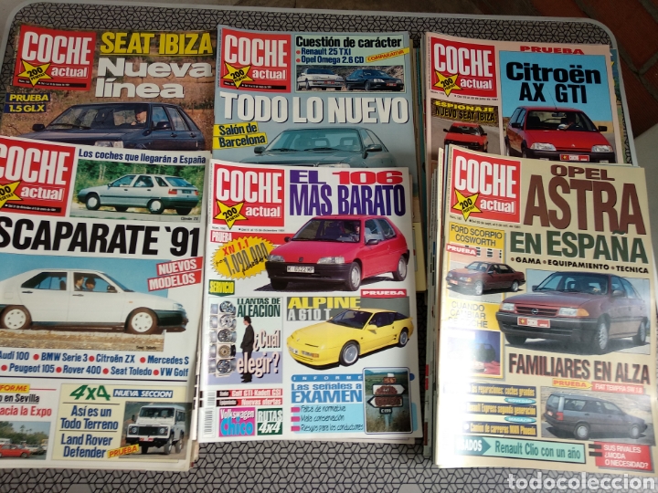 GRAN LOTE 52 REVISTAS COCHE ACTUAL 1991 AÑO COMPLETO (Coches y Motocicletas Antiguas y Clásicas - Revistas de Coches)