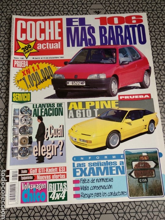 Coches: Gran lote 52 revistas Coche Actual 1991 año completo - Foto 44 - 175259462