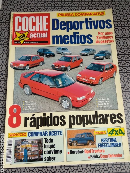 Coches: Gran lote 52 revistas Coche Actual 1991 año completo - Foto 50 - 175259462