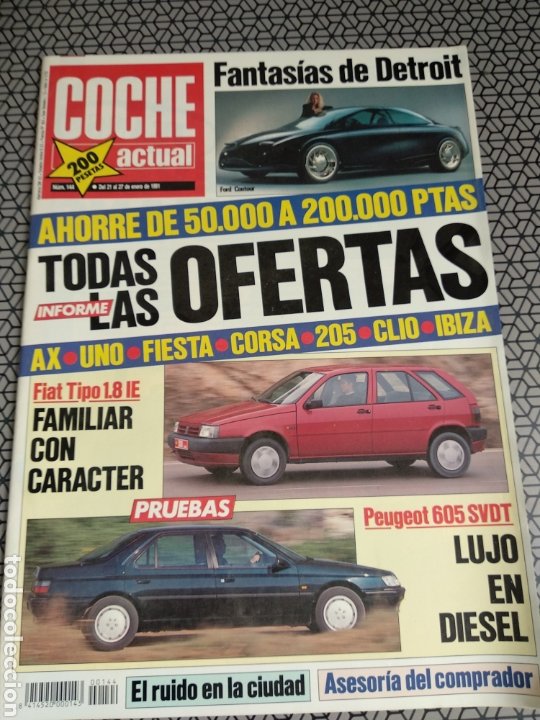 Coches: Gran lote 52 revistas Coche Actual 1991 año completo - Foto 53 - 175259462