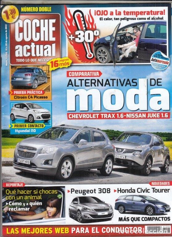Coches: REVISTA COCHE ACTUAL N&ordm; 1298 A&Ntilde;O 2013. PRU: CITROEN C4 PICASSO E-HDI 115 EXCLUSIVE.