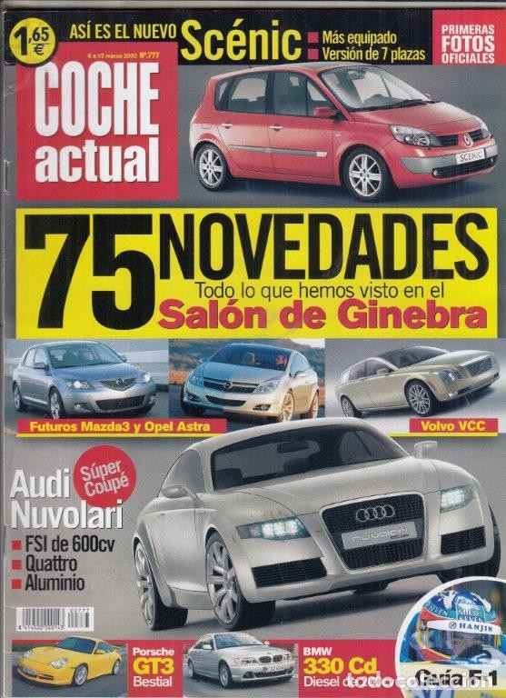 Coches: REVISTA COCHE ACTUAL N&ordm; 777 A&Ntilde;O 2003. PRUEBA: CITROEN C3 1.4 HDI 16V EXCLUSIVE.