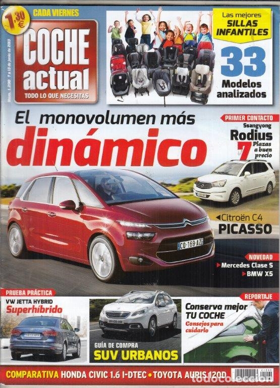 Coches: REVISTA COCHE ACTUAL N&ordm; 1290 A&Ntilde;O 2013. PRU: VW JETTA HYBRID 1.4 TSI. COMP: HONDA CIVIC 1.6I DTEC Y
