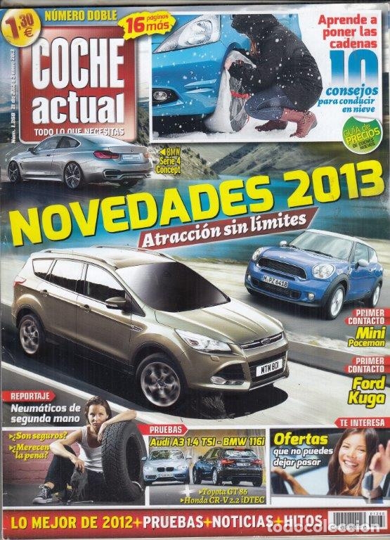 Coches: REVISTA COCHE ACTUAL N&ordm; 1268 A&Ntilde;O 2013. PRUEBA: HONDA CR-V 2.2 I-DTEC 4WD INNOVA. TOYOTA GT86.
