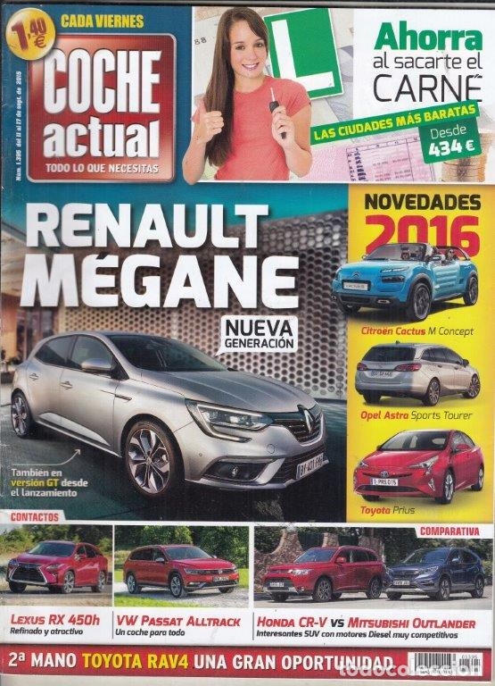 Coches: REVISTA COCHE ACTUAL N&ordm; 1395 A&Ntilde;O 2015. COMPARATIVA: HONDA CR-V 1.6 I-DTEC 160 LIFESTYLE 4WD