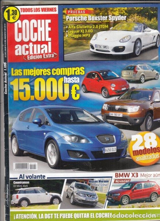 Coches: REVISTA COCHE ACTUAL N&ordm; 1155 A&Ntilde;O 2010. PRU:  GIULIETTA 2.0 JTDM 170. JAGUAR XK 3. OD SEB PORTOLIO.