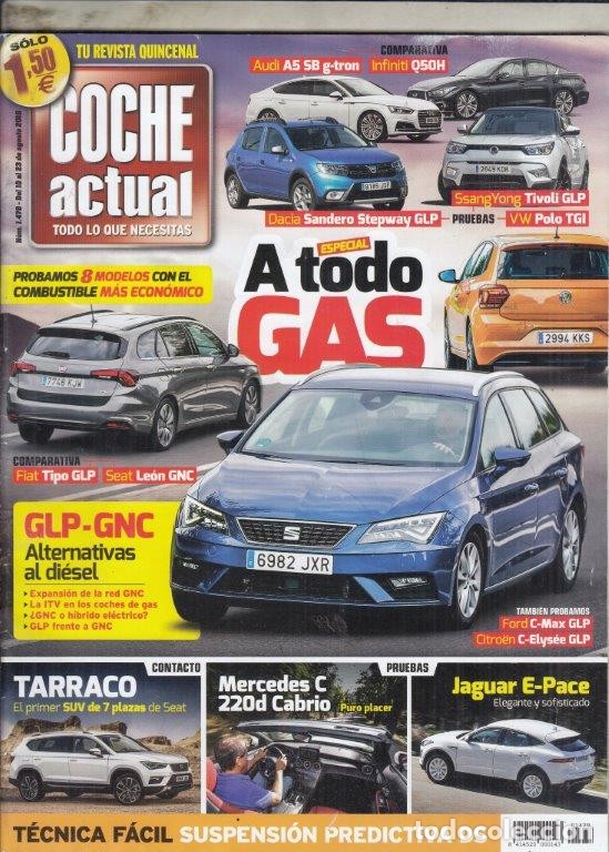 Coches: REVISTA COCHE ACTUAL N&ordm; 1478 A&Ntilde;O 2018. PRUEBA: JAGUAR E-PACE 2.0D 132 KW S 4WD AUT.
