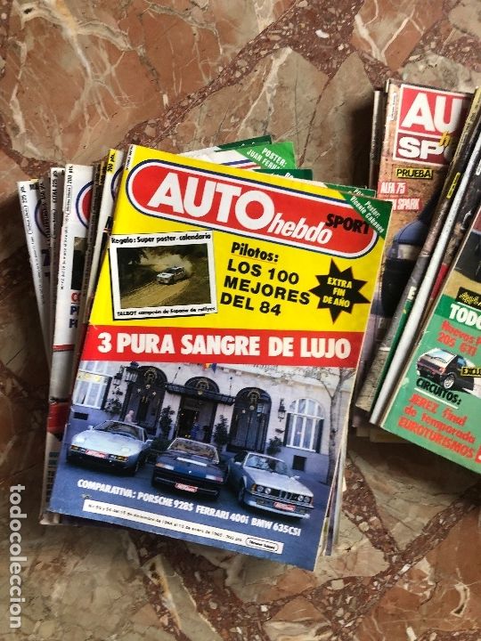 Coches: AUTO HEBDO LOTE DE 33 REVISTAS + 4 - Foto 2