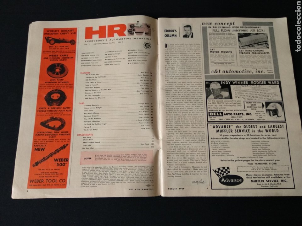 Coches: Revista Hot Rod 1959 - Foto 3 - 180104042