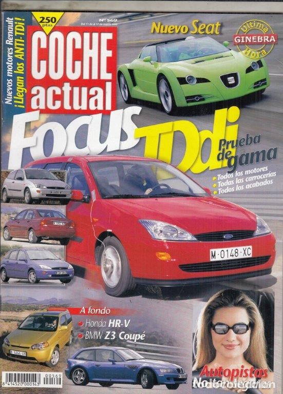 Coches: REVISTA COCHE ACTUAL N&ordm; 569 A&Ntilde;O 1999. PRUEBA: HONDA HR-V. BMW M COUPE.