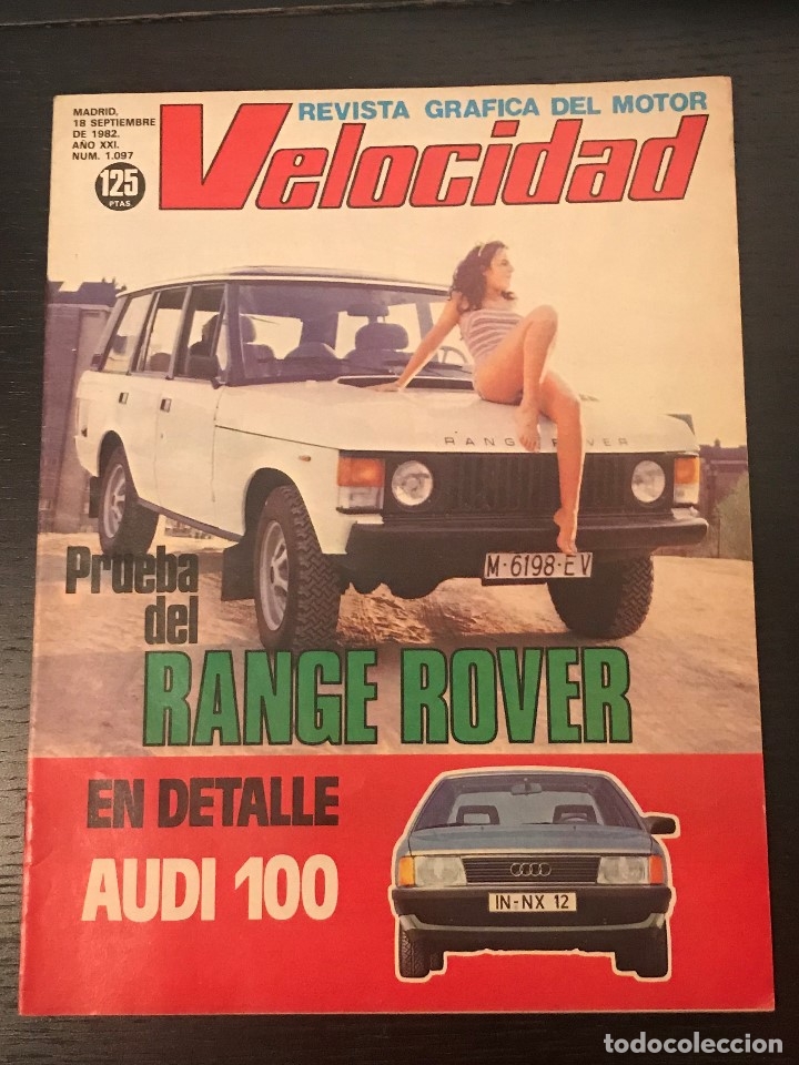 Coches: VELOCIDAD N&ordm; 1097 - RANGE ROVER / AUDI 100 / RALLYE
