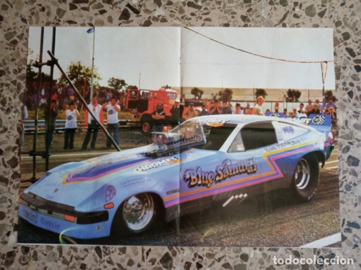 Coches: triple poster - blue samurai - 125 GMO - bluebird  de toys - mide 57 x 40 c.m.