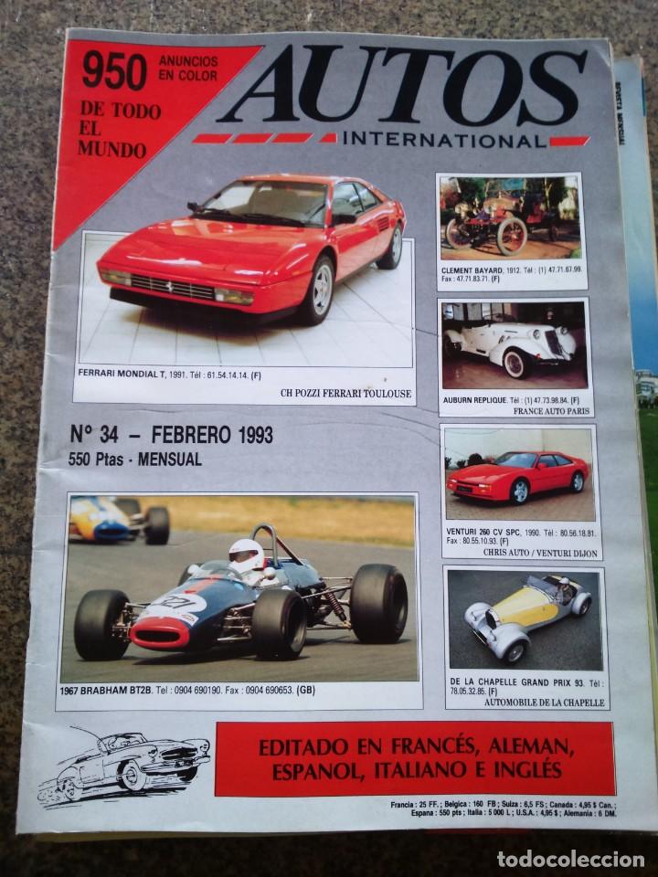 Auto: REVISTA AUTOS INTERNACIONAL -- N&ordm; 34 -- FEBRERO 1993 --