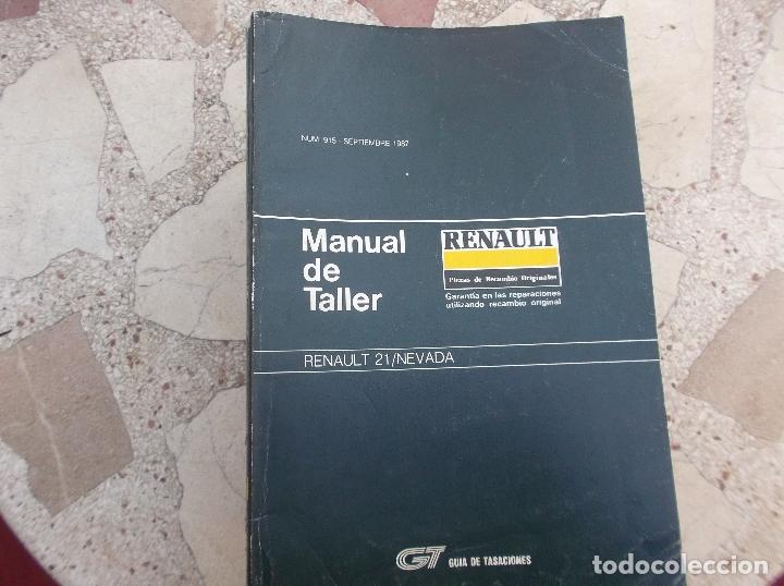 Cars: gt,manual de taller n&ordm; 915 ,1987, renault 21 nevada