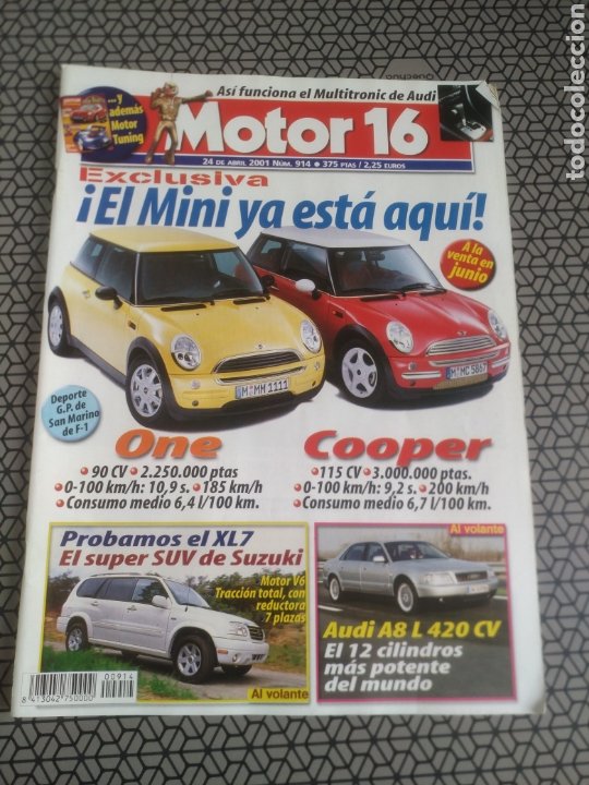 Coches: Lote 17 revistas Motor 16 del año 2001 - Foto 6 - 185890387